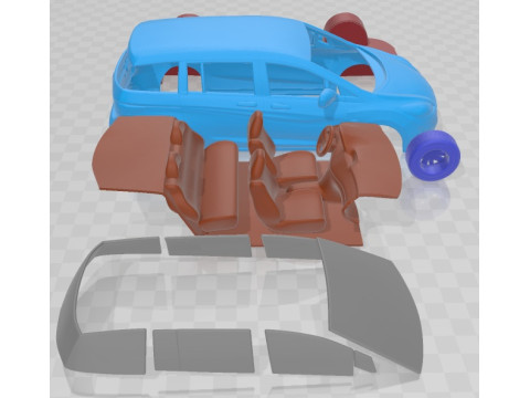 Mazda 5 2011 Printable Car 3Dプリントモデル