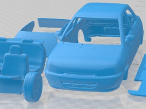 Autozam Revue 1990 Printable Car Modelo de impresión 3D