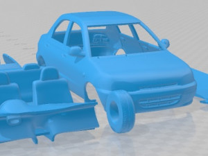 Autozam Revue 1990 Printable Car 3D Принт Модель