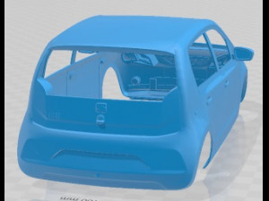 Seat Mii 2016 Printable Body Car 3D प्रिंट मॉडल