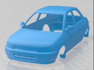 Autozam Revue 1990 Printable Body Car Modelo de impresión 3D