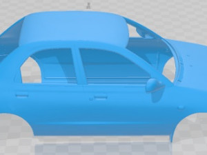 Autozam Revue 1990 Printable Body Car Modelo de impresión 3D