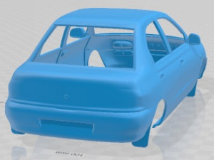 Autozam Revue 1990 Printable Body Car Modelo de impresión 3D