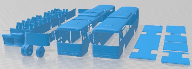 Karosa Recreo C 955 1997 Printable Bus 3D-Druckmodell .c4d .max .obj .3ds .fbx .stl .blend 