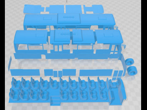 Karosa Recreo C 955 1997 Printable Bus 3D-Druckmodell