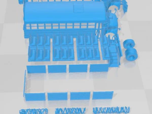 Zombie Apocalypse School Bus Printable 3D Print Model
