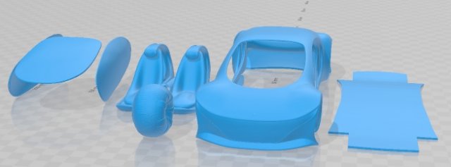 Mercedes Benz Vision Avtr 2020 Printable Car Model do druku 3D .c4d .max .obj .3ds .fbx .stl .blend 