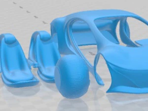 Coche Mercedes Benz Vision Avtr 2020 Imprimible Modelo de impresión 3D
