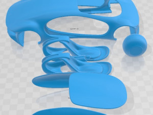 Mercedes Benz Vision Avtr 2020 Printable Car Model do druku 3D