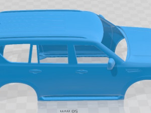 Nissan Patrol Y62 2019 Printable Body Car 3D-printmodel