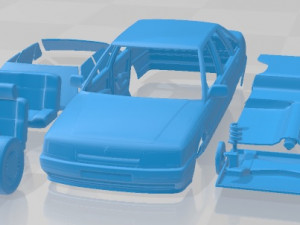 Renault 21 Manager 1989 Printable Car Modèles 3D en vedette