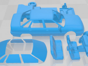Renault 21 Manager 1989 Printable Car 3D-Druckmodell
