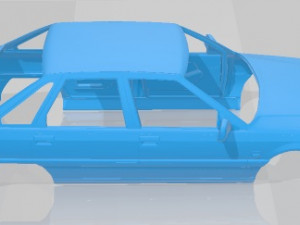 Renault 21 Manager 1989 Printable Body Car 3D-Druckmodell