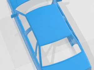 Renault 21 Manager 1989 Printable Body Car 3D-Druckmodell