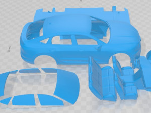 Audi E-Tron S Sportback 2021 Printable Car 3D 프린트 모델
