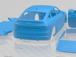 Audi E-Tron S Sportback 2021 Printable Car 3D 프린트 모델