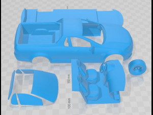Holden Commodore VE UTE 2012 Printable Car Modelo de impresión 3D