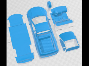 Holden Commodore VE UTE 2012 Printable Car Modelo de impresión 3D