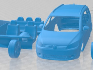 Volkswagen Touran 2011 Printable Car 3D Print Model