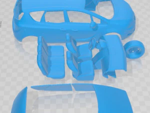 Opel Meriva 2011 Printable Car 3D Print Model