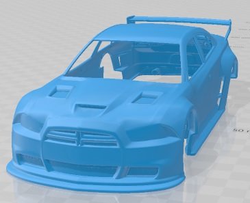 Dodge Charger 2012 Restyling Printable Body Car Modelo de impresión 3D .c4d .max .obj .3ds .fbx .stl .blend 