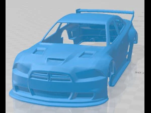 Dodge Charger 2012 Restyling carrozzeria stampabile Modello di stampa 3D