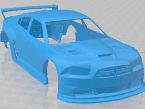 Dodge Charger 2012 Restyling Printable Body Car Modelo de impresión 3D