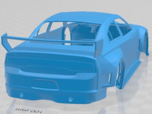 Dodge Charger 2012 Restyling Printable Body Car Modelo de impresión 3D