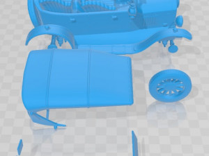 Model T 4door Tourer 1924 Printable Car Modelo de impresión 3D