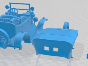 Model T 4door Tourer 1924 Printable Car Modelo de impresión 3D