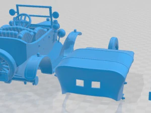 Model T 4door Tourer 1924 Printable Car 3D Print Model