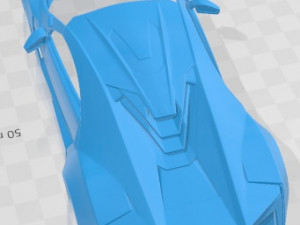 Lykan Hypersport 2012 Printable Body Car 3D Принт Модель