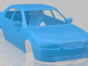 Toyota Camry 1997 Printable Body Car Modello di stampa 3D