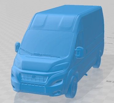 Fiat Ducato Panel Van L2H2 2014 Printable Modelo de impresión 3D .c4d .max .obj .3ds .fbx .stl .blend 
