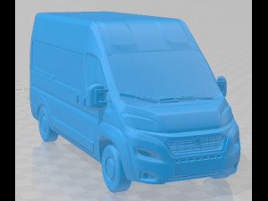 Fiat Ducato Panel Van L2H2 2014 Printable Modelo de impresión 3D