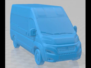Fiat Ducato Panel Van L2H2 2014 Printable 3D Print Model