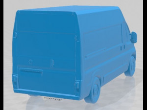 Fiat Ducato Panel Van L2H2 2014 Printable Modelo de impresión 3D