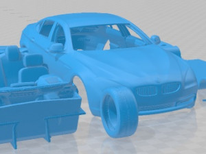 6 Series F06 Gran Coupe 2012 Printable Car 3D प्रिंट मॉडल