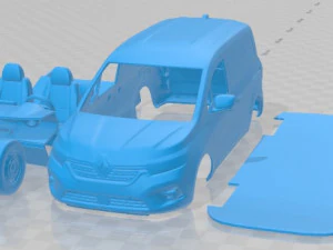 Renault Kangoo 2021 Van imprim&iacute;vel Modelo de Impressão 3D