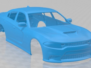 Dodge Charger SRT Hellcat 2019 Printable Body Car Modelo de impresión 3D