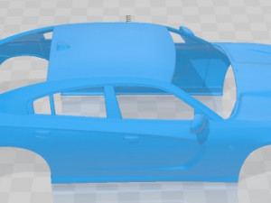 Dodge Charger SRT Hellcat 2019 Printable Body Car Modelo de impresión 3D