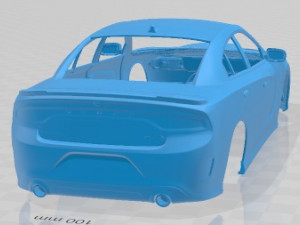 Dodge Charger SRT Hellcat 2019 Printable Body Car Modelo de impresión 3D