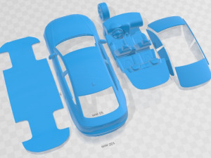 Audi S5 Sportback 2011 Printable Car Modelo de impresión 3D
