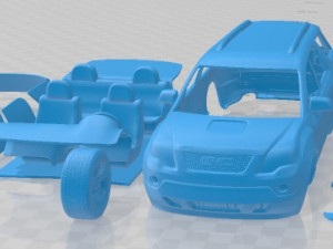 GMC Acadia 2011 Printable Car 3D Print Model