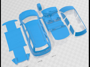 GMC Acadia 2011 Printable Car 3D प्रिंट मॉडल
