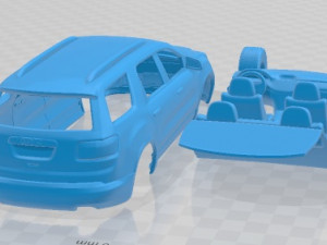 GMC Acadia 2011 Printable Car 3D प्रिंट मॉडल
