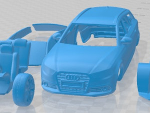 Audi A6 Avant 2012 Printable Car Modelo de impresión 3D