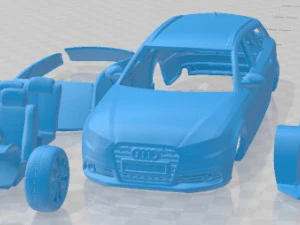 아우디 A6 아반트 2012 인쇄용 자동차 3D 프린트 모델