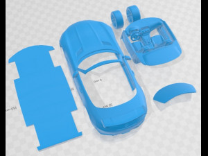 Mercedes Benz AMG GT R Roadster 2020 Printable Car Modelo de impresión 3D