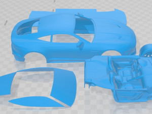 Jaguar F Type R Coupe 2021 Printable Car 3D Принт Модель